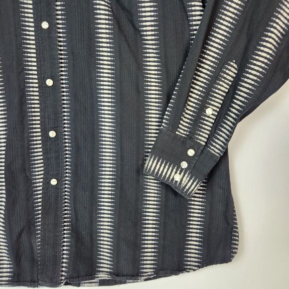 Vtg 90s Brooks & Dunn Shirt Mens XL‎ Pearl Snap Buttons Western Chore Wear Rodeo - Picture 7 of 16